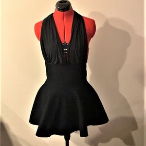 High Waist Circle Mini